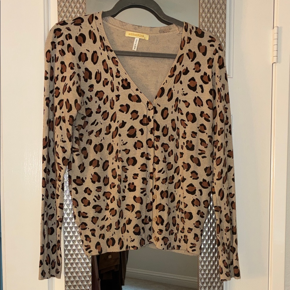 Wild Fable Leopard Print Button Down Shirt